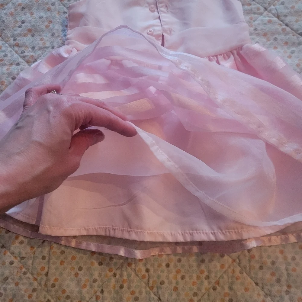 Carter's Special Occasion Pink baby girl dress size 9 months